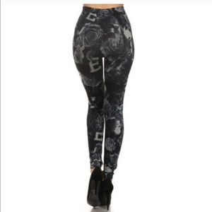 Women’s legging Jeggings Floral Stretchy pants